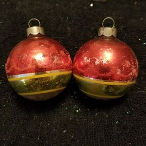 Antique Shiny Brite 1930's hand blown glass Christmas ornament